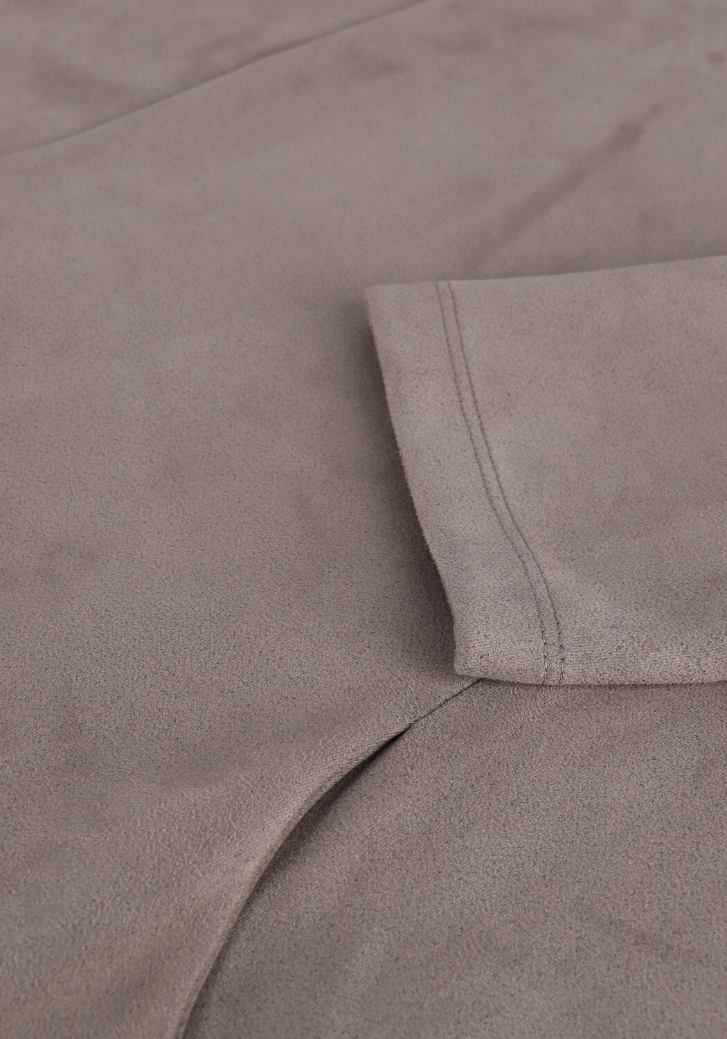 Taupe JANSEN AMSTERDAM Midi jurk DRESS - large