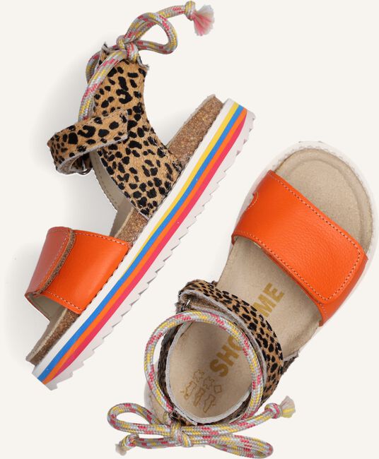 Cognac SHOESME Platte sandalen RA21S079 Cognac SHOESME Platte sandalen RA21S079 - large