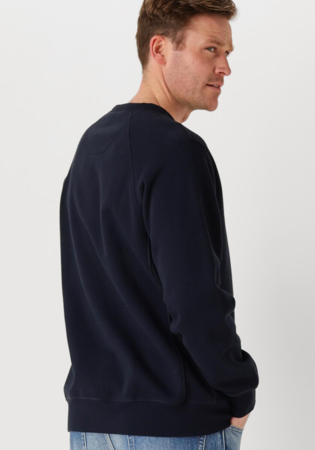 BUTCHER OF BLUE Heren Truien & Vesten Army Crew Blauw