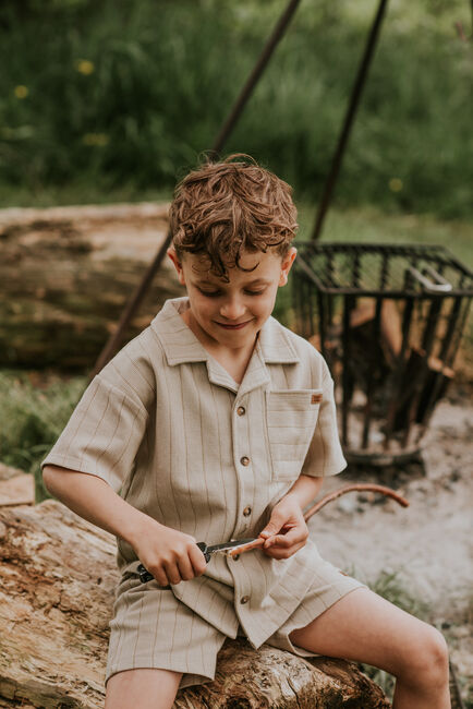 Bruine KOKO NOKO T-shirt N58803 - large