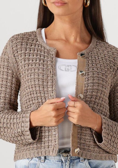 Bronzen LIU JO Vest ECS GIACCA MAGLIA - large