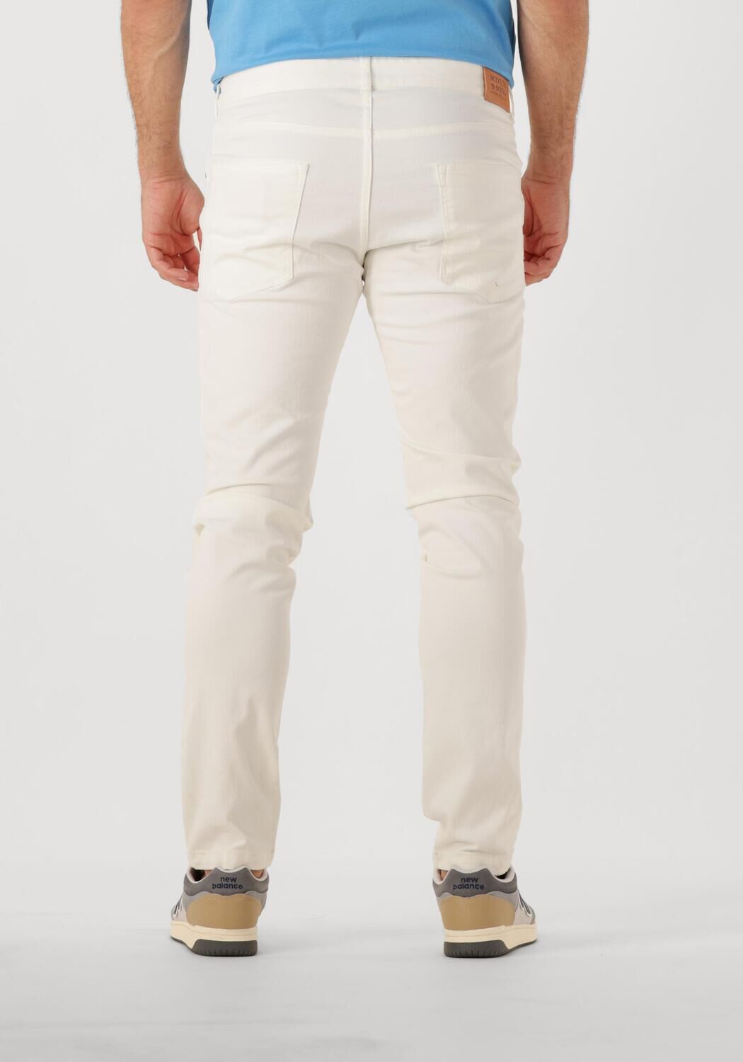 SCOTCH & SODA Heren Broeken Ralston Stretch Twill 5-pocket Pant Wit