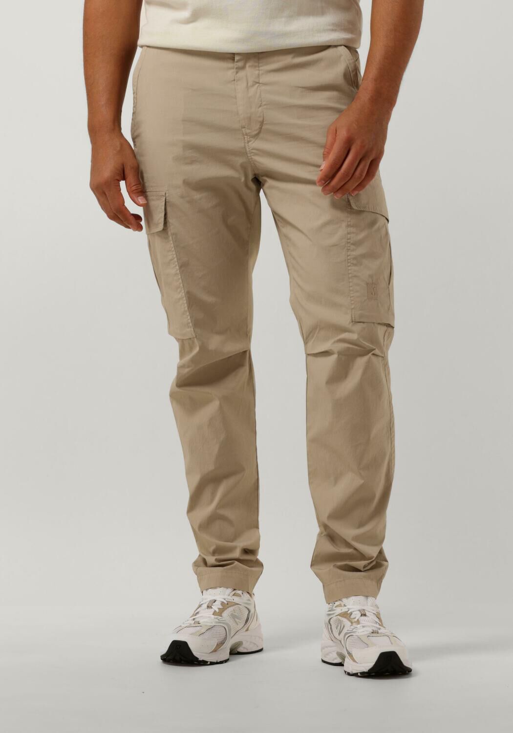 Butcher of Blue Slim Cargo Mix en Match Broek Beige Heren