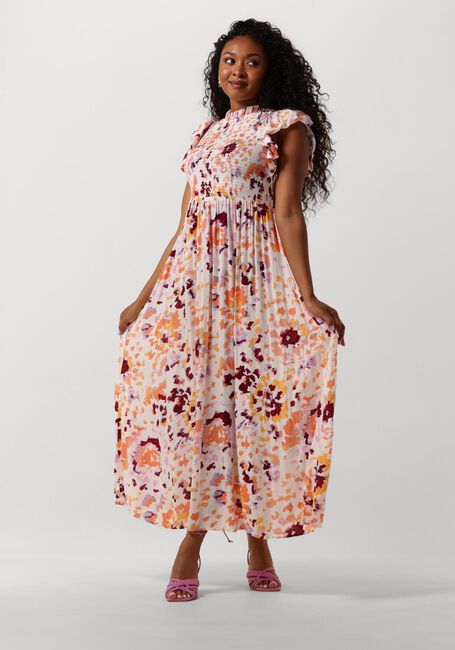 Gebroken wit Y.A.S. Maxi jurk YASTIERA SS LONG DRESS - large