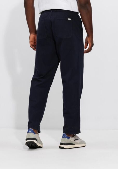 Donkerblauwe FOR&Eacute;T Broeken CLAY TWILL PANTS - large