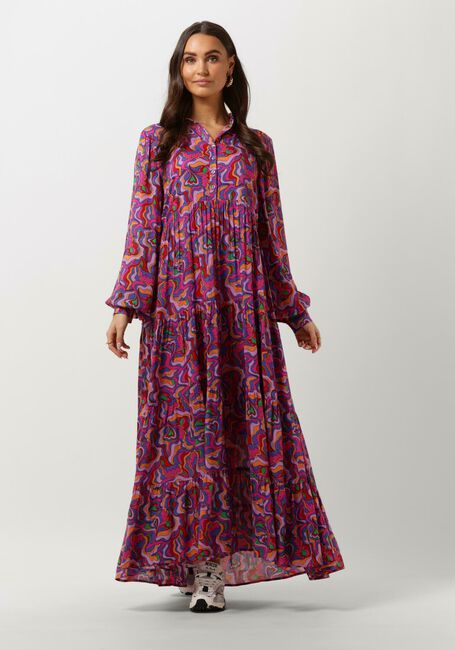 Paarse HARPER & YVE Maxi jurk MAX-DR LONG - large