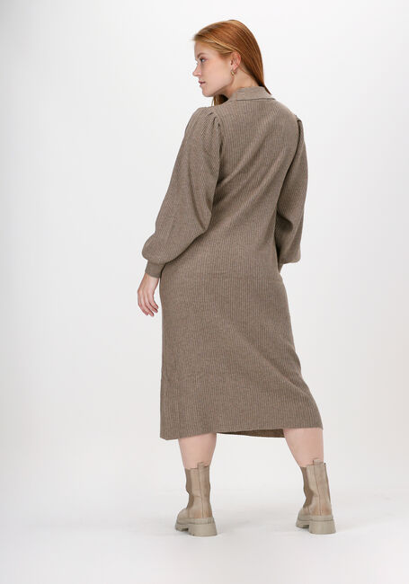 Bruine SELECTED FEMME Midi jurk SLFSELENE LS KNIT DRESS B - large