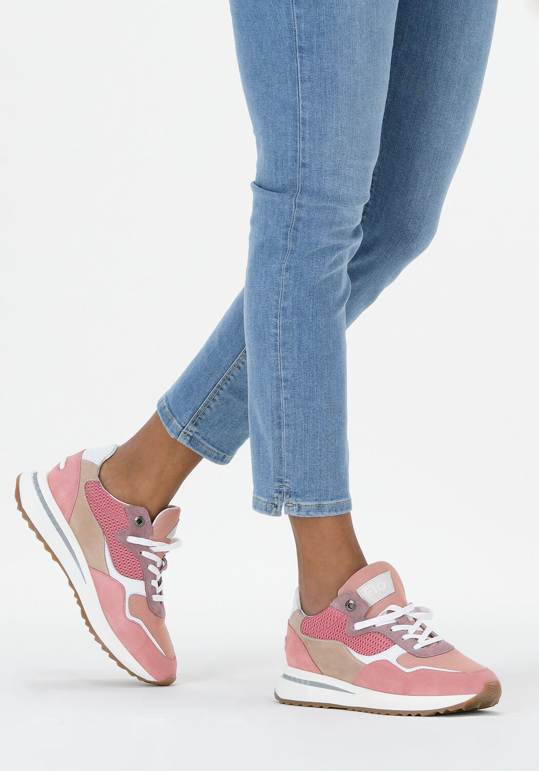 roze floris van bommel lage sneakers sfw 10065