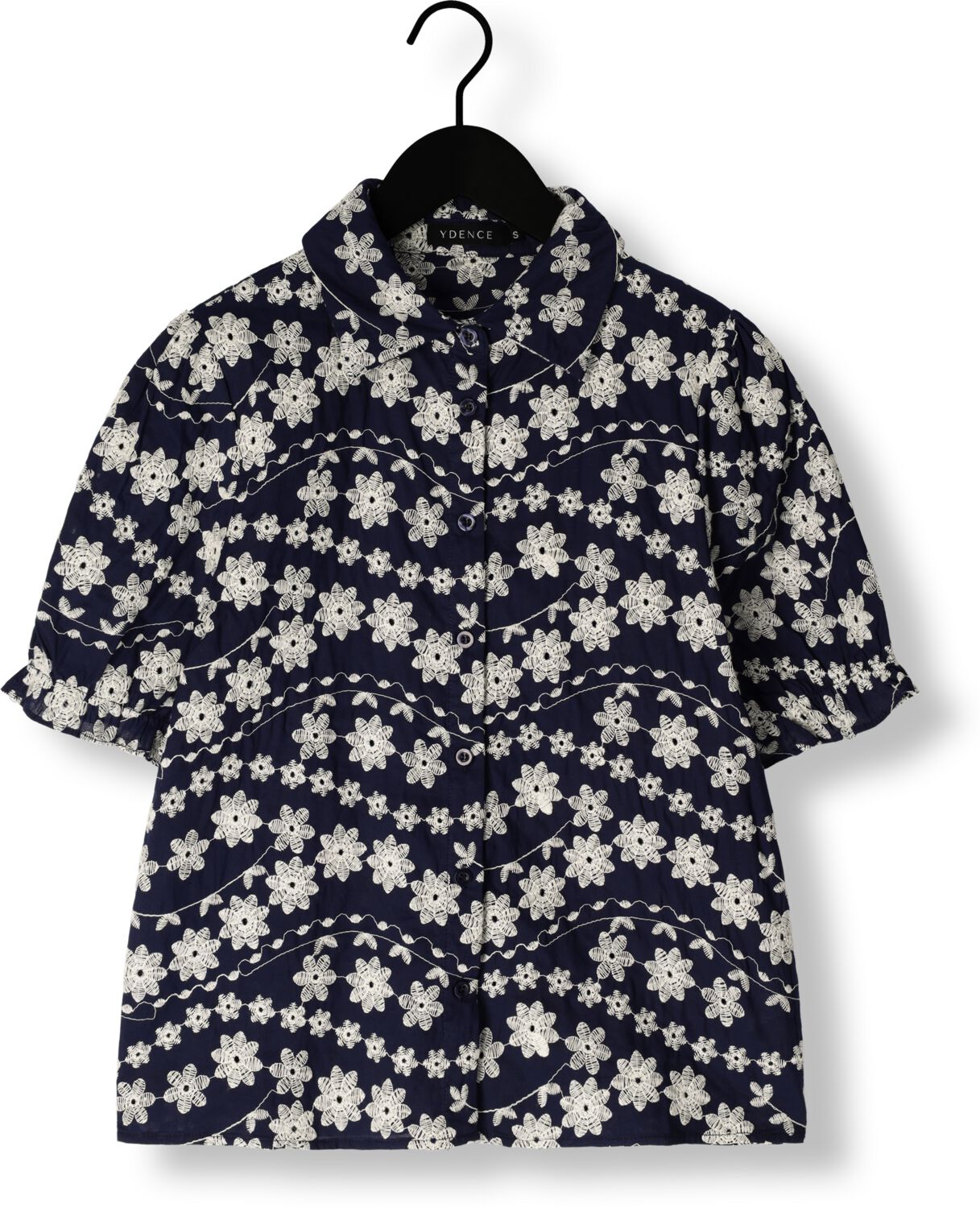 YDENCE Dames Blouses Blouse Lou Donkerblauw