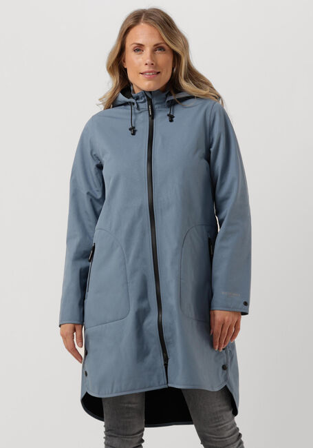 Blauwe ILSE JACOBSEN Gewatteerde jas 37 RAINCOAT | Omoda