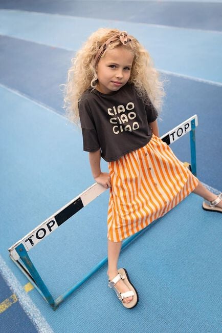 Multi Sproet & Sprout Minirok MIDI SKIRTS STRIPES - large