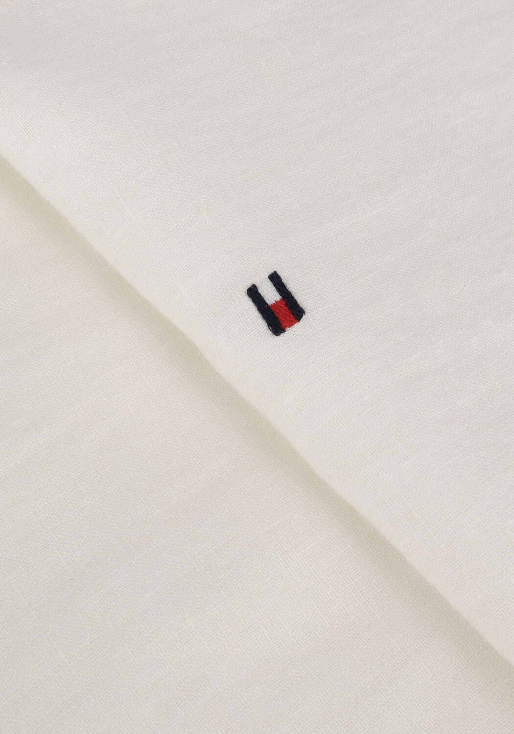 Witte TOMMY HILFIGER Casual overhemd PIGMENT DYED LINEN RF SHIRT - large