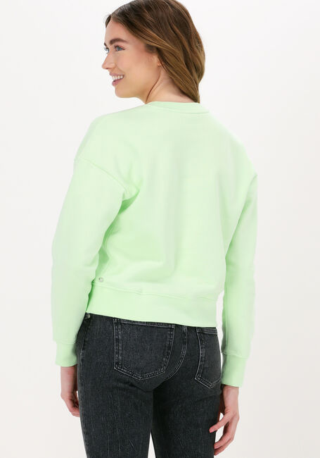 Groene SCOTCH & SODA Sweater ORGANIC COTTON SWEATSHIRT WITH - large