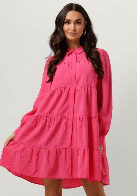 Roze Y.A.S. Mini jurk YASPALA LS SHIRT DRESS S. - large