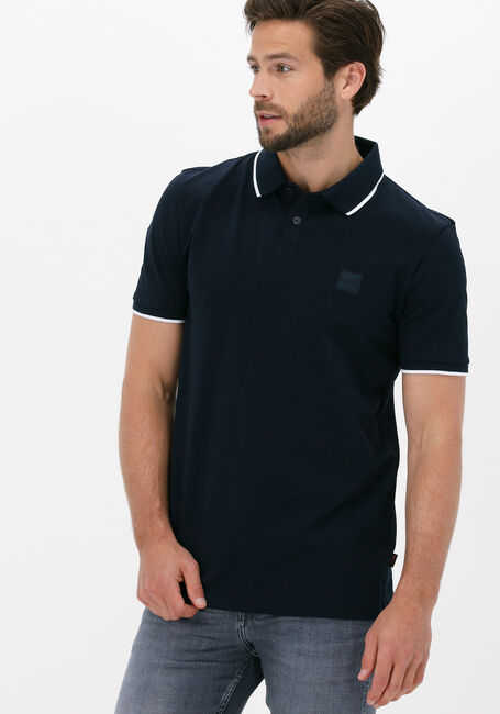 Blauwe BOSS ORANGE Polo PASSERTIP - large