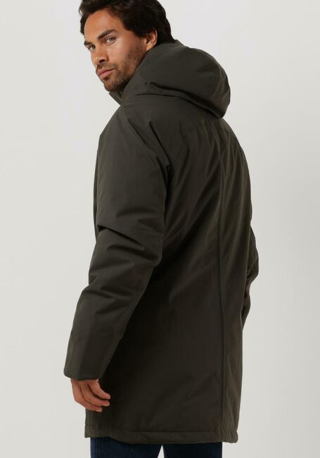 Donkergroene KRAKATAU Gewatteerde jas QM374 - large