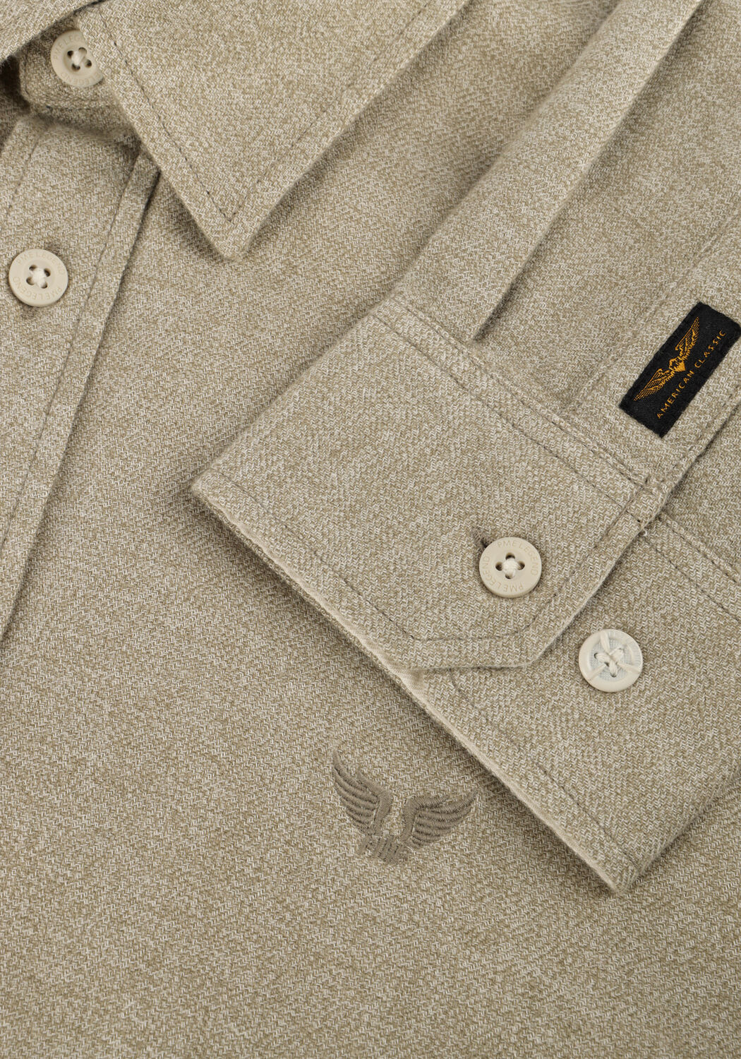 Groene PME LEGEND Casual overhemd SKYNIGHT GRINDLE - large