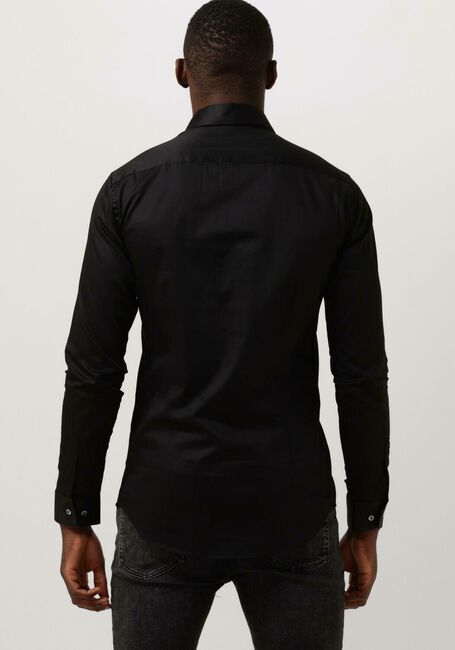 Zwarte GENTI Klassiek overhemd S0009-1109 - large