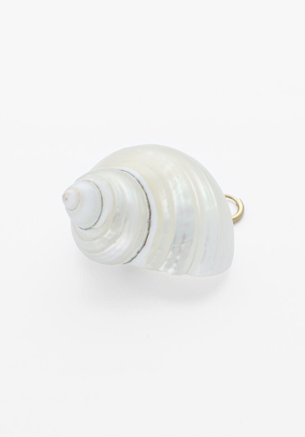 Witte BONNIE STUDIOS Bedels BIG SHELL PENDANT - large