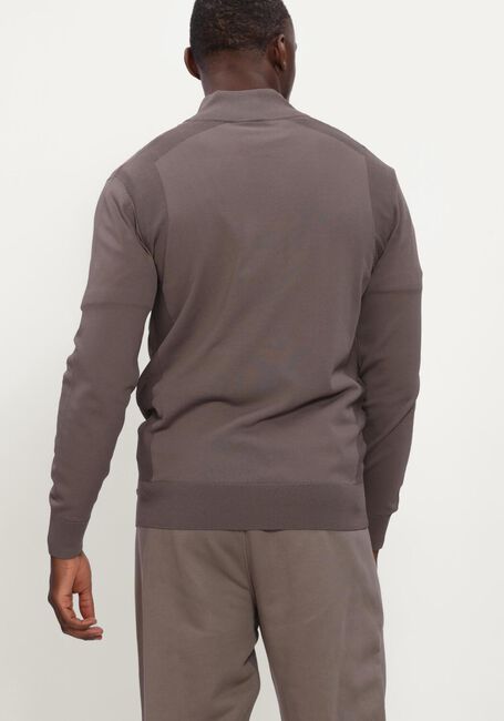 Taupe GENTI Truien/vesten TURTLE ZIP LS - large
