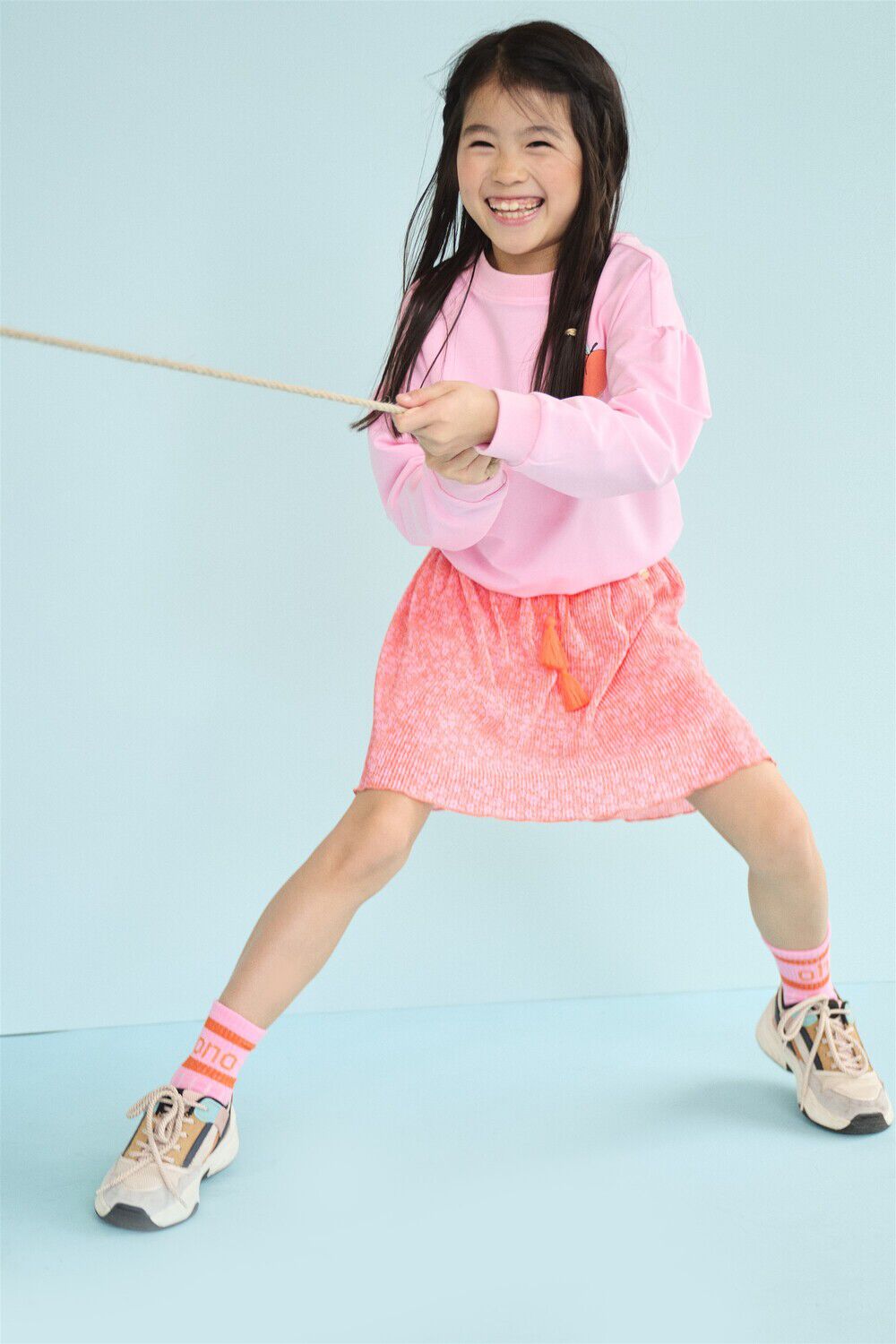 Koraal NONO Minirok NORAH PLISSEE SKIRT - large