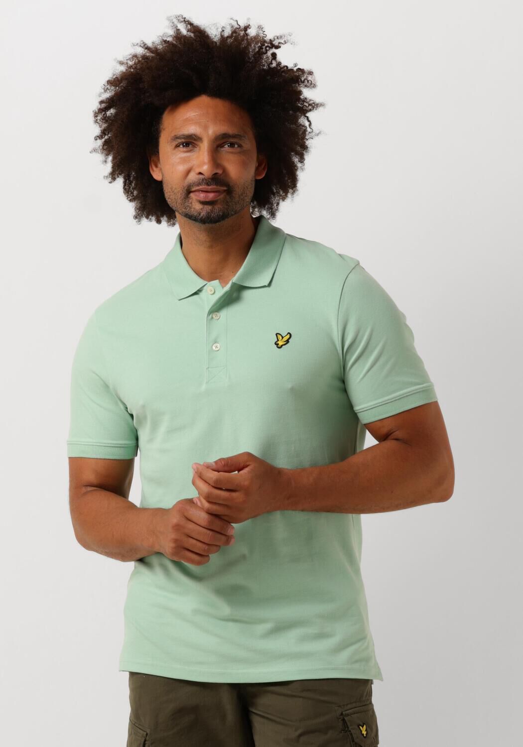 LYLE & SCOTT Heren Polo's & T-shirts Plain Polo Shirt Groen