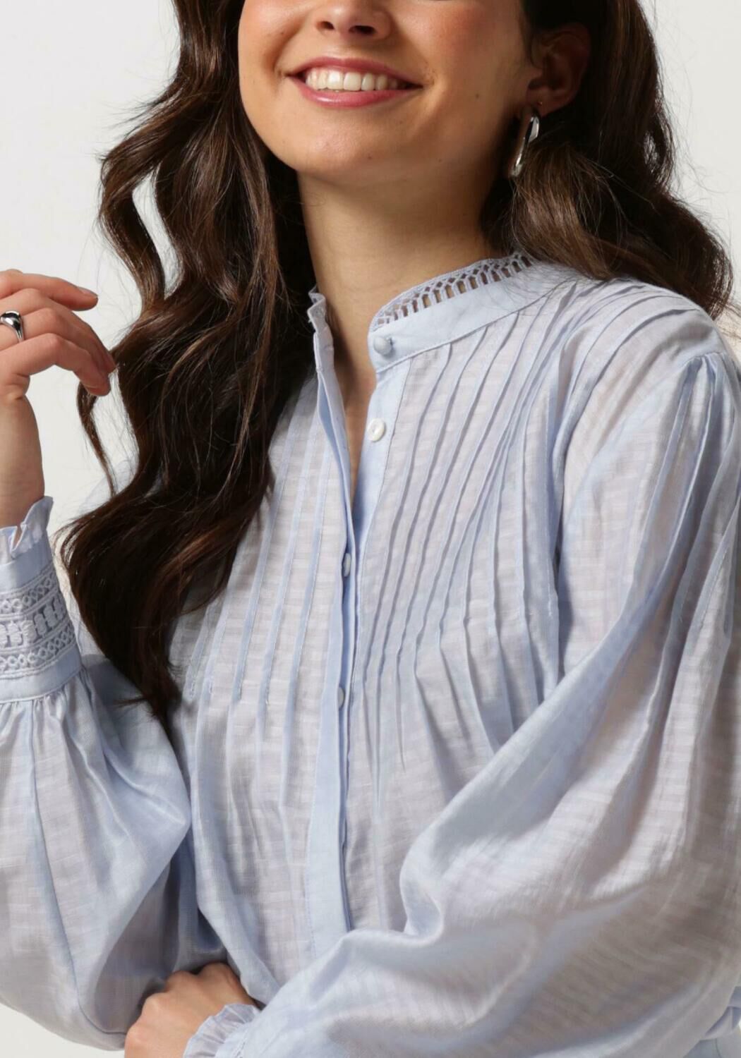 AAIKO Dames Blouses Carlita Ten 614 Blauw