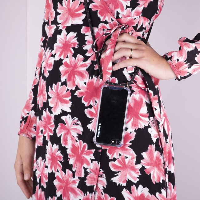 Zwarte KASCHA-C Telefoonaccessoires PHONECORD IPHONE 7/8 Zwarte KASCHA-C Telefoonaccessoires PHONECORD IPHONE 7/8 - large