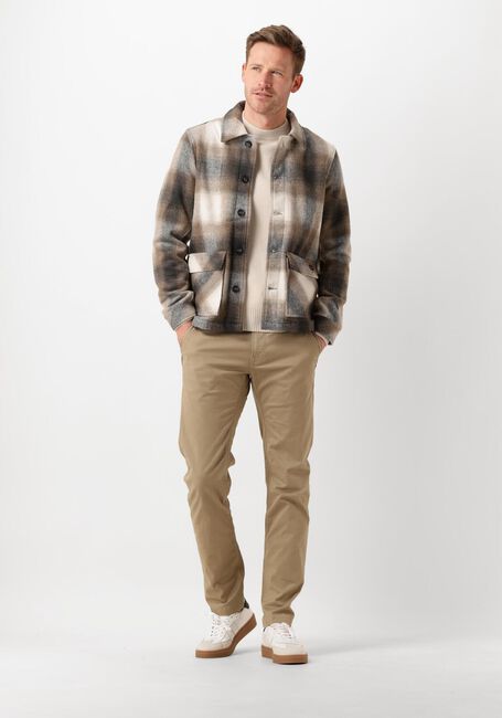 Beige DSTREZZED Trui FELL MOCK NECK - large