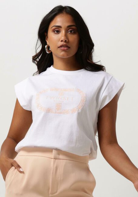 Witte TWINSET MILANO Top 241TP2213 - large