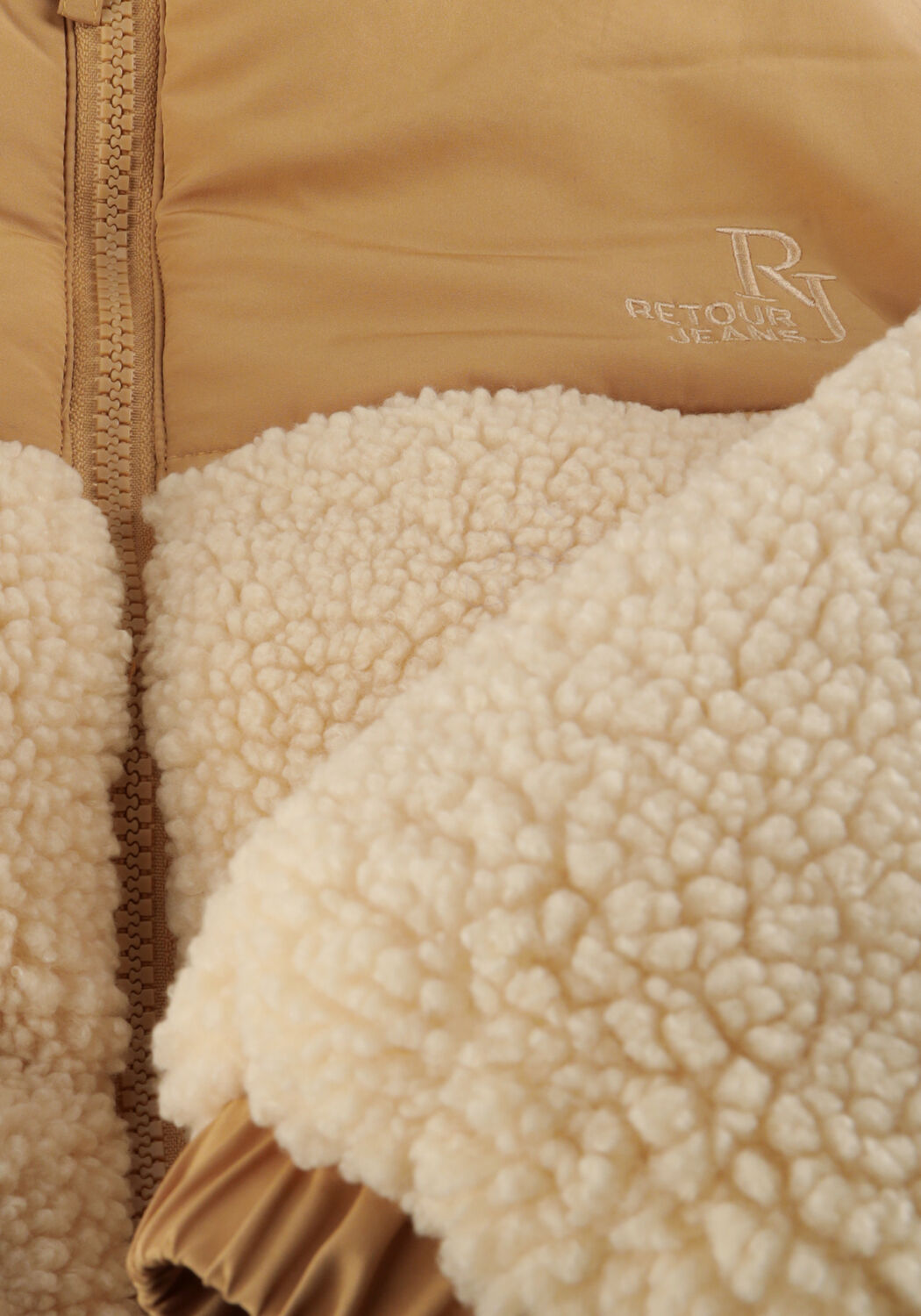 Creme RETOUR Teddy jas CHLOE - large