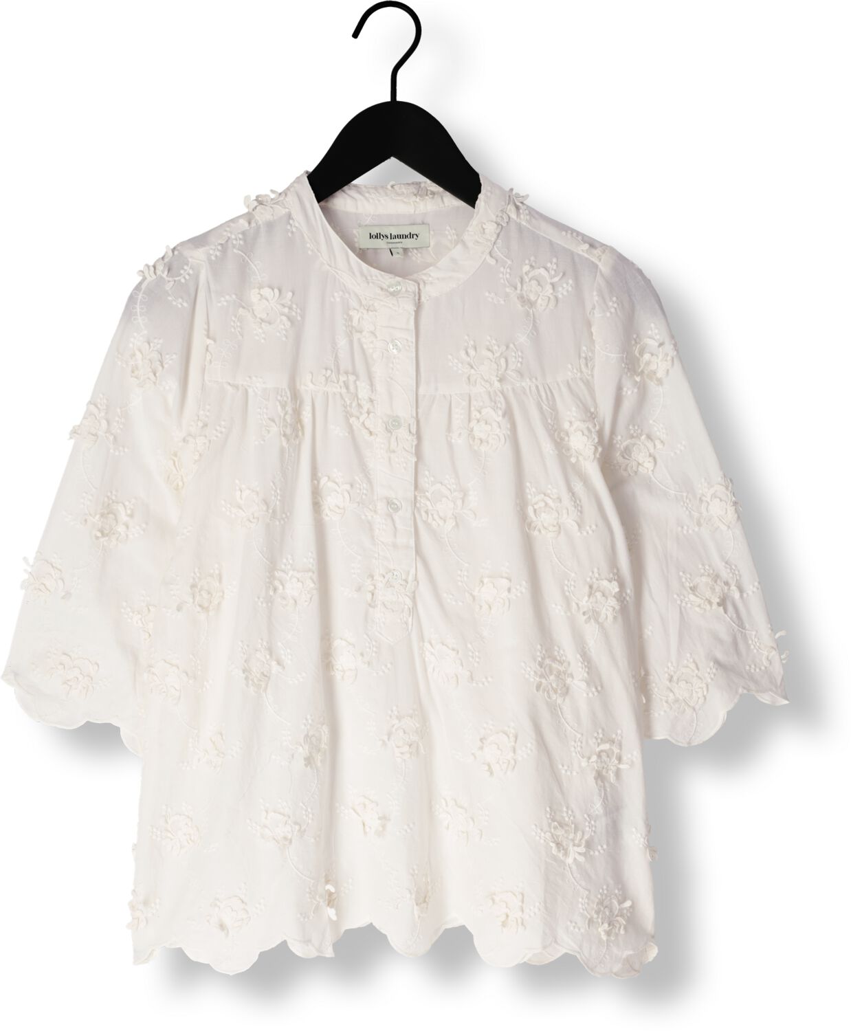 LOLLYS LAUNDRY Dames Blouses Louisell Blouse Ss Wit