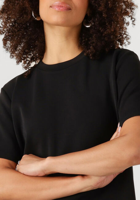 Zwarte SELECTED WOMEN Top SLFTENNY SS BOXY O-NECK - large