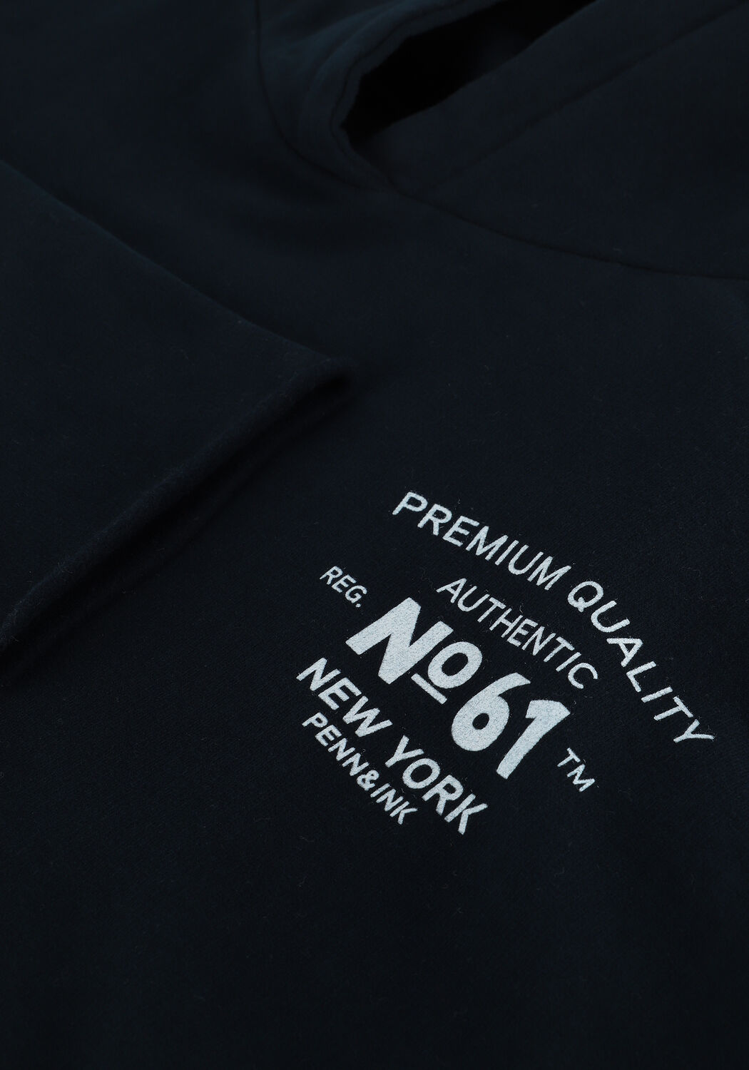 Donkerblauwe PENN & INK Sweater S22F1040 - large