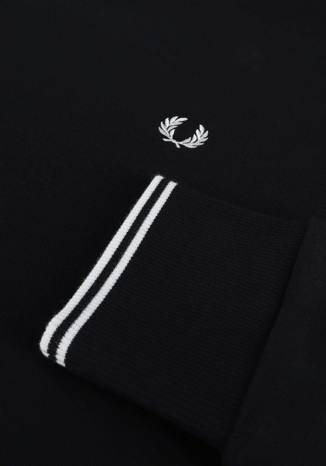 Zwarte FRED PERRY Trui CREW NECK SWEATSHIRT - large