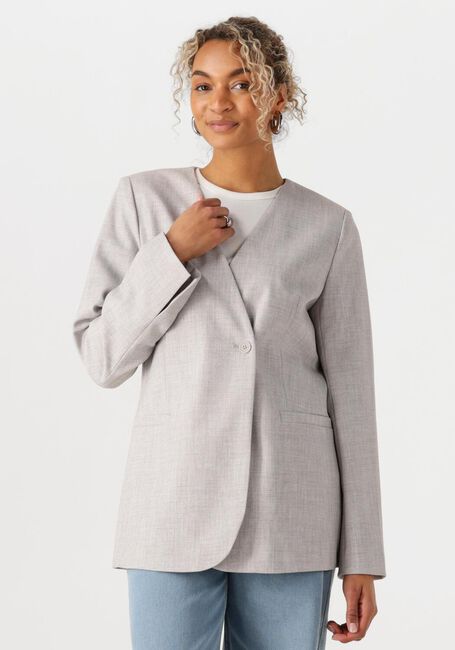 Lichtgrijze MODSTRÖM Blazer HEARTMD FITTED BLAZER - large