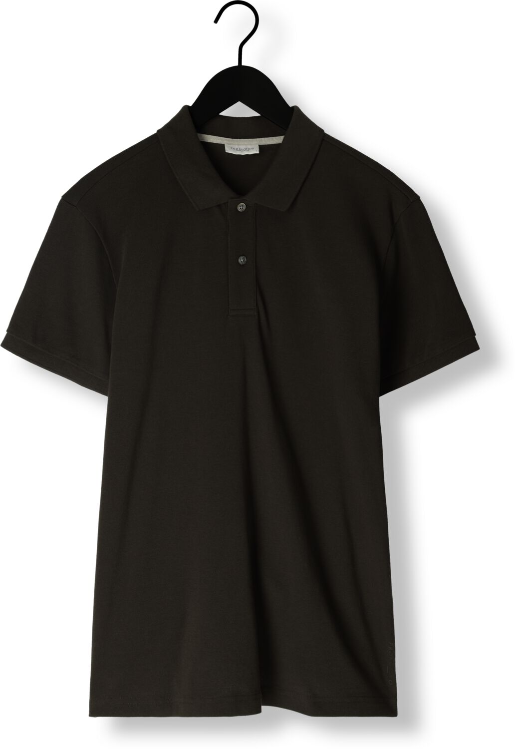 PROFUOMO Heren Polo's & T-shirts Polo Short Sleeve Donkergroen