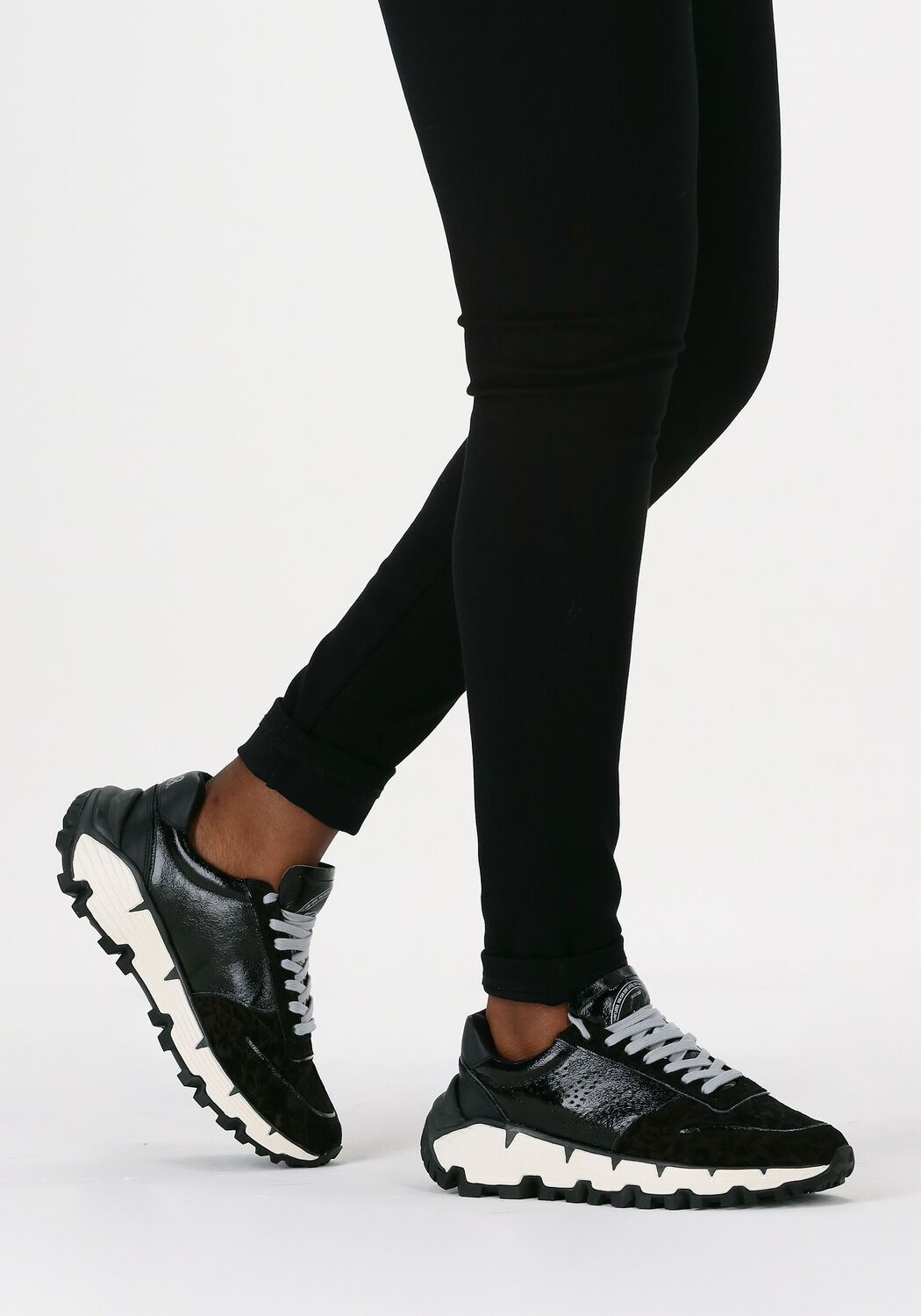 Zwarte P448 Lage sneakers JACKSON DAMES - large