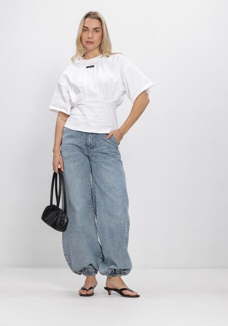 Witte HAUTE L'AMITI&Eacute; Tops & T-shirts ROMIE PLEAT TEE - large