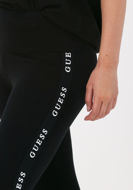 Zwarte GUESS Legging ALINE LEGGINGS 4/4 ECO JERSEY  - large