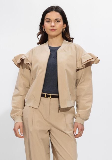 Bruine SUMMUM Jassen BOMBER COTTON BLEND - large