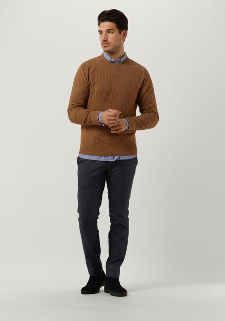 Blauwe TOMMY HILFIGER Casual overhemd NATURAL SOFT MICRO CHK SF SHIRT Blauwe TOMMY HILFIGER Casual overhemd NATURAL SOFT MICRO CHK SF SHIRT - large