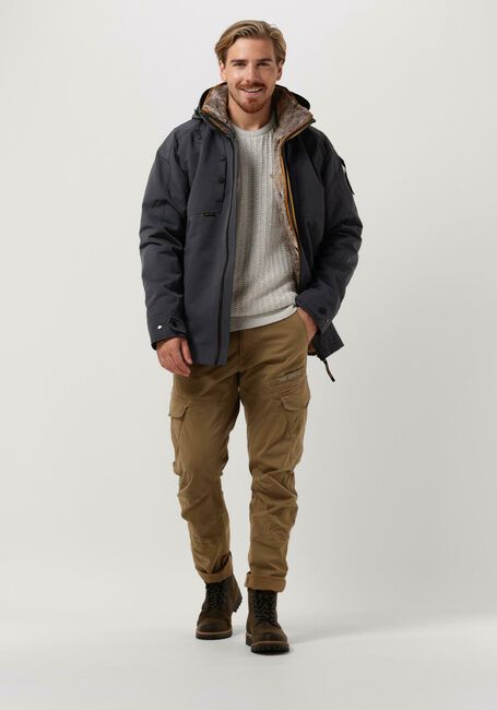 Gebroken wit PME LEGEND Trui R-NECK KNIT SWEAT COMBINATION - large