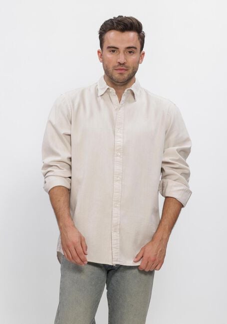 Ecru G-STAR RAW Casual overhemd CLEAN REGULAR SHIRT L\S - large