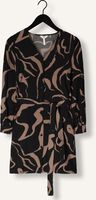 Zwarte OBJECT Mini jurk OBJJACIRA L/S V-NECK SHORT DRESS Zwarte OBJECT Mini jurk OBJJACIRA L/S V-NECK SHORT DRESS - medium
