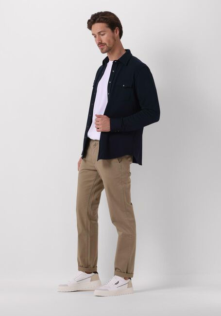 Donkerblauwe PROFUOMO Casual overhemd OVERSHIRT WESTER - large