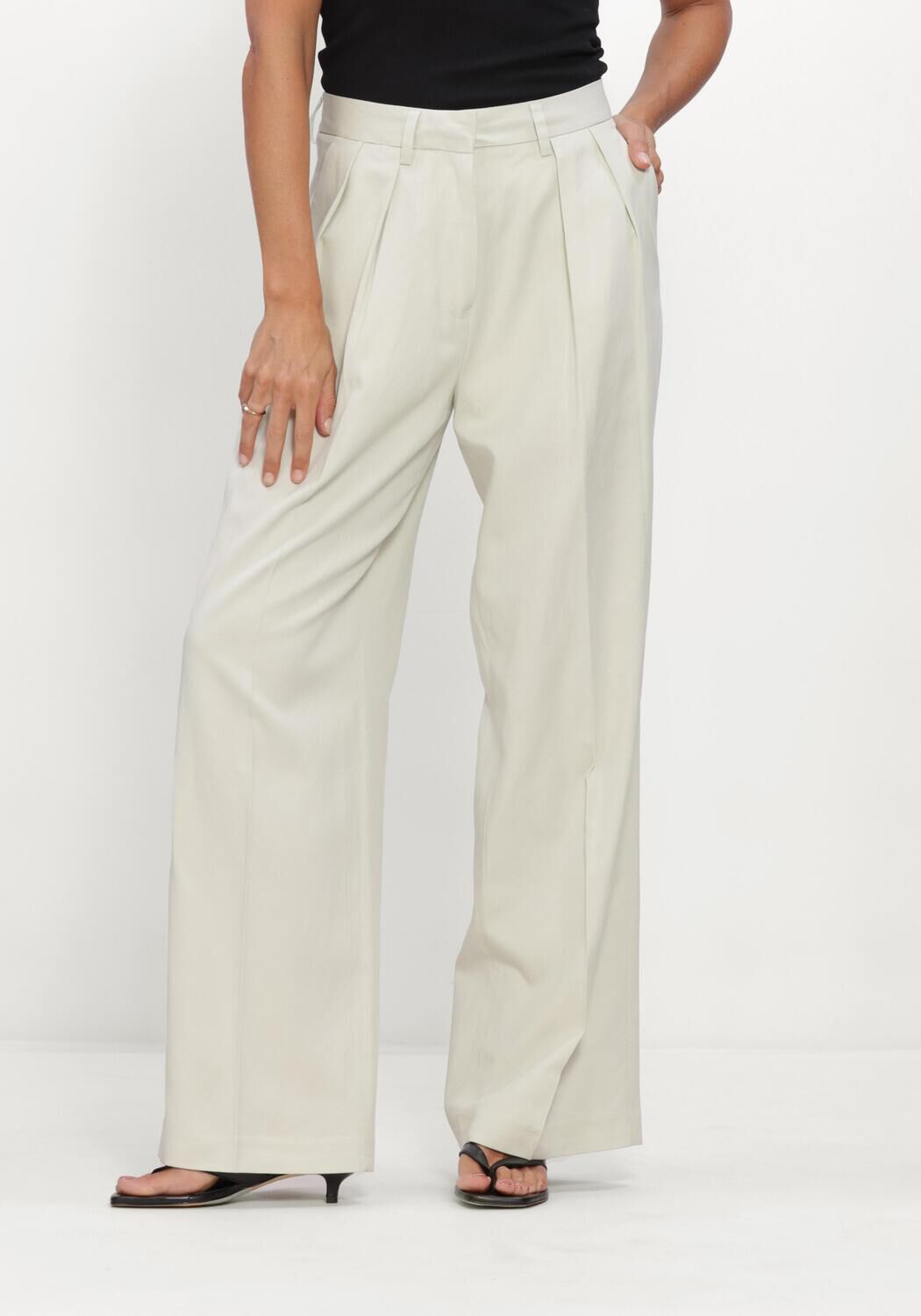 Groene COPENHAGEN MUSE Pantalon CMIVANNA-PANTS - large