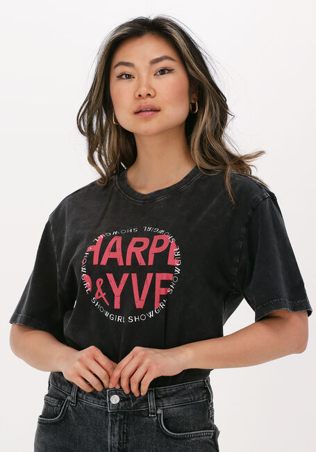 Zwarte HARPER & YVE T-shirt SHOWGIRL-SS - large