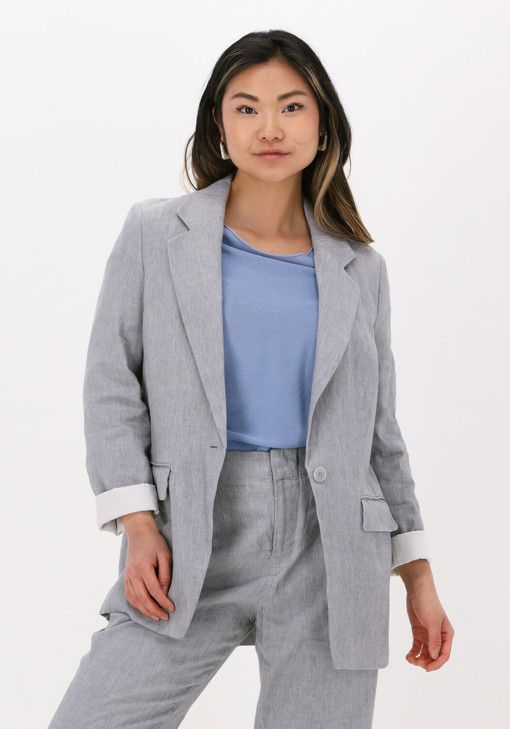 Grijs blazer dames new arrivals