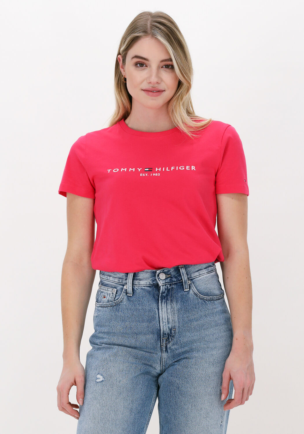 Tommy hilfiger on sale shirt rood